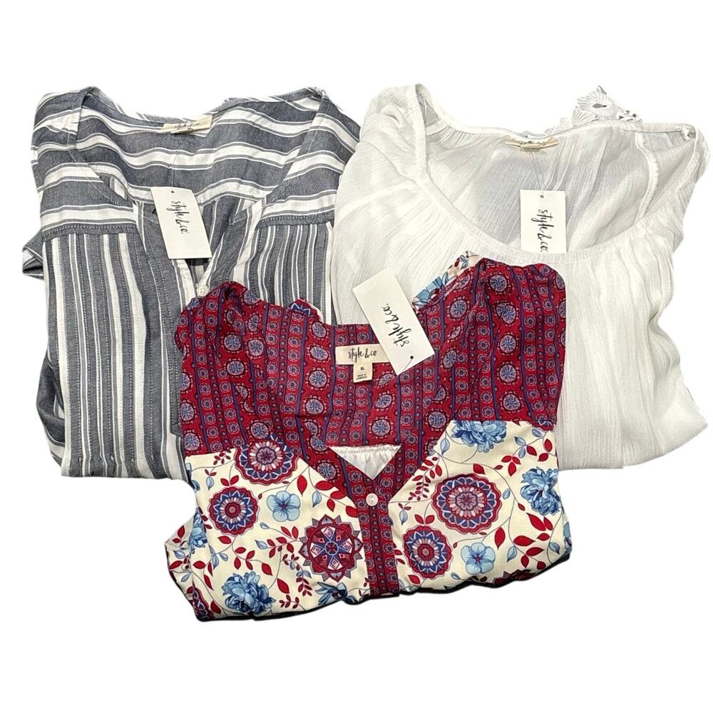 Style & Co. NWT Three Piece Blouse Bundle - size XL